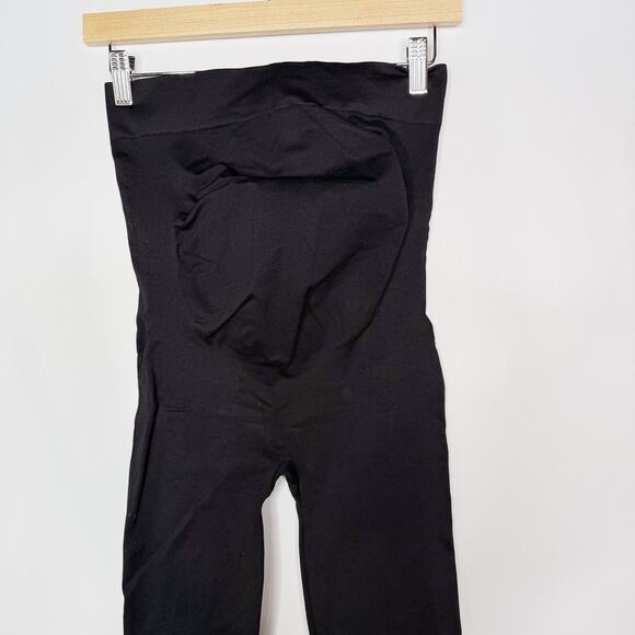 Blanqi Maternity Medium Black Everyday Maternity Belly Support Leggings Seamless - Picture 3 of 11